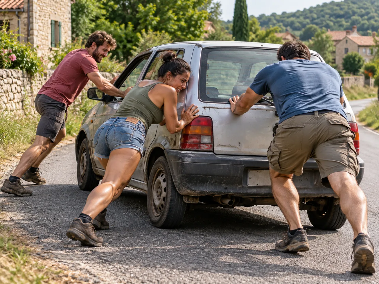 push — picture meaning